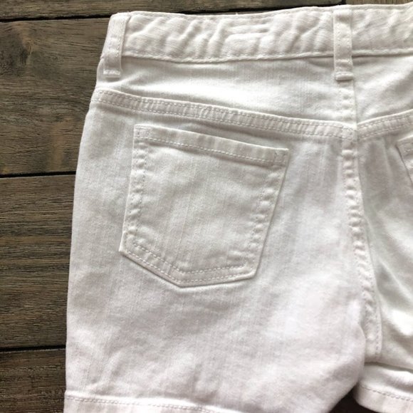 Old Navy White Jean Shorts Size 14 Girls - Picture 8 of 8